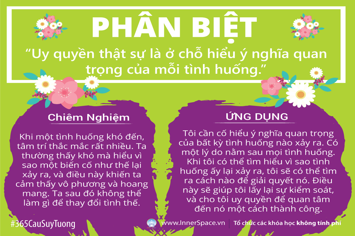 Gia Trị Phan Biệt Hiểu Y Nghĩa Quan Trọng Của Mỗi Tinh Huống Trung Tam Inner Space