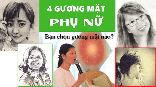 gương mặt phụ nữ - bạn chọn gương mặt nào