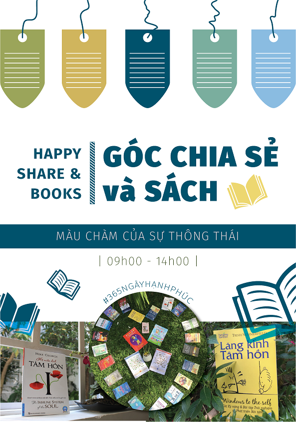 happy bools & share - góc chia sẻ và sách